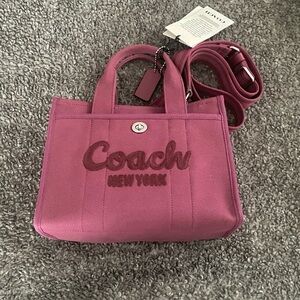 COACH SMALL CARGO 26 CANVAS TOTE BAG